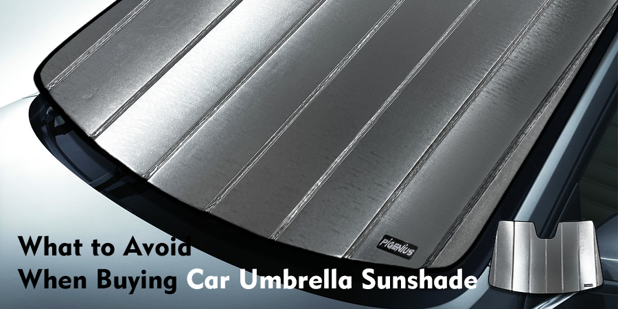 piranha car sunshade umbrella