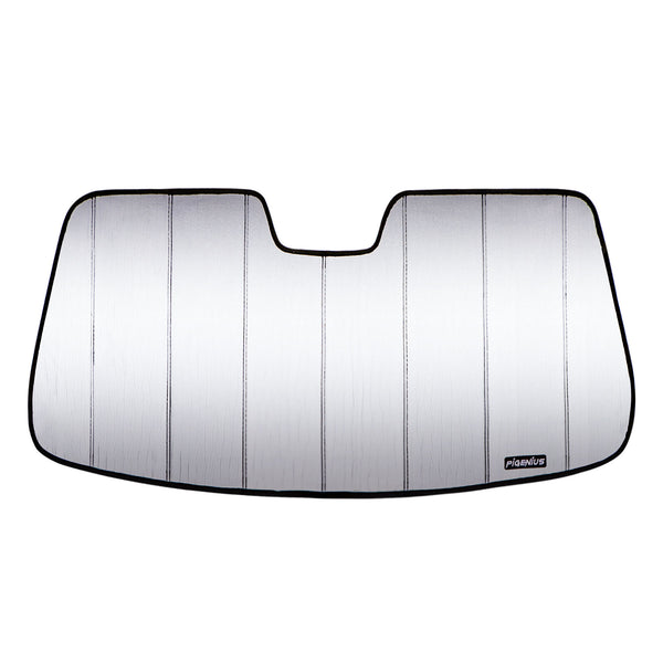 Silver Reflective Sun Shades For Chevy Silverado 1500 Crew Cab (2014-2020) – 4-Piece Side Window Set